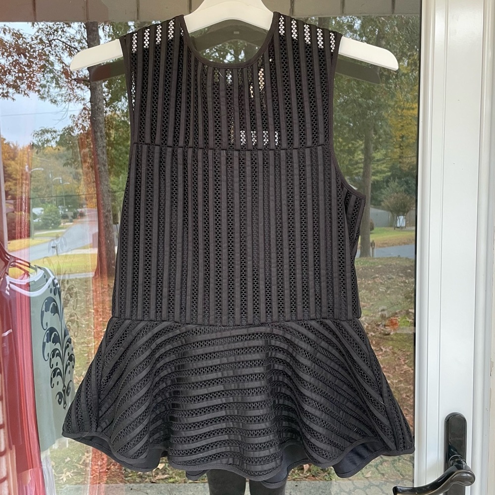 Black Peplum HD in Paris Top